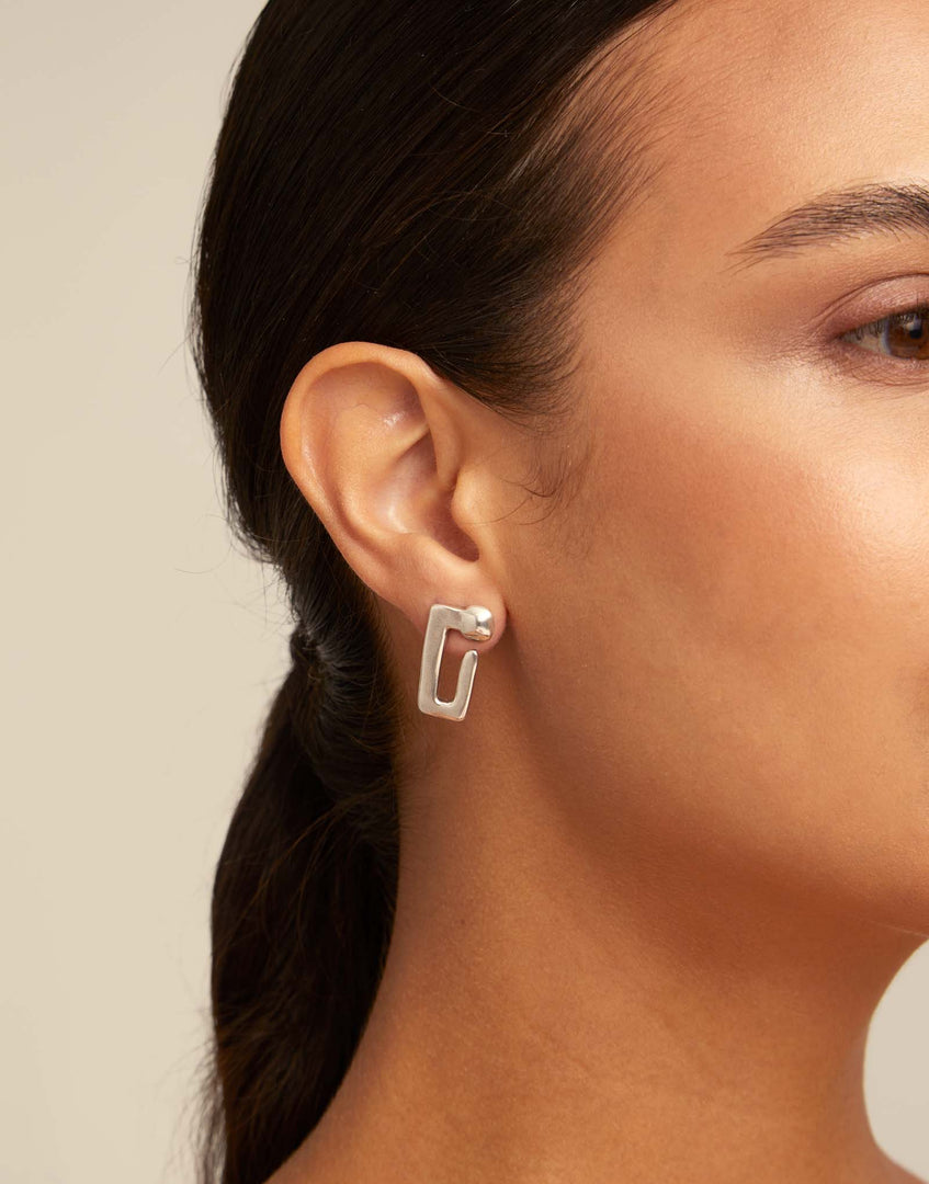 UNOde50 - Unusual Earrings - Silver