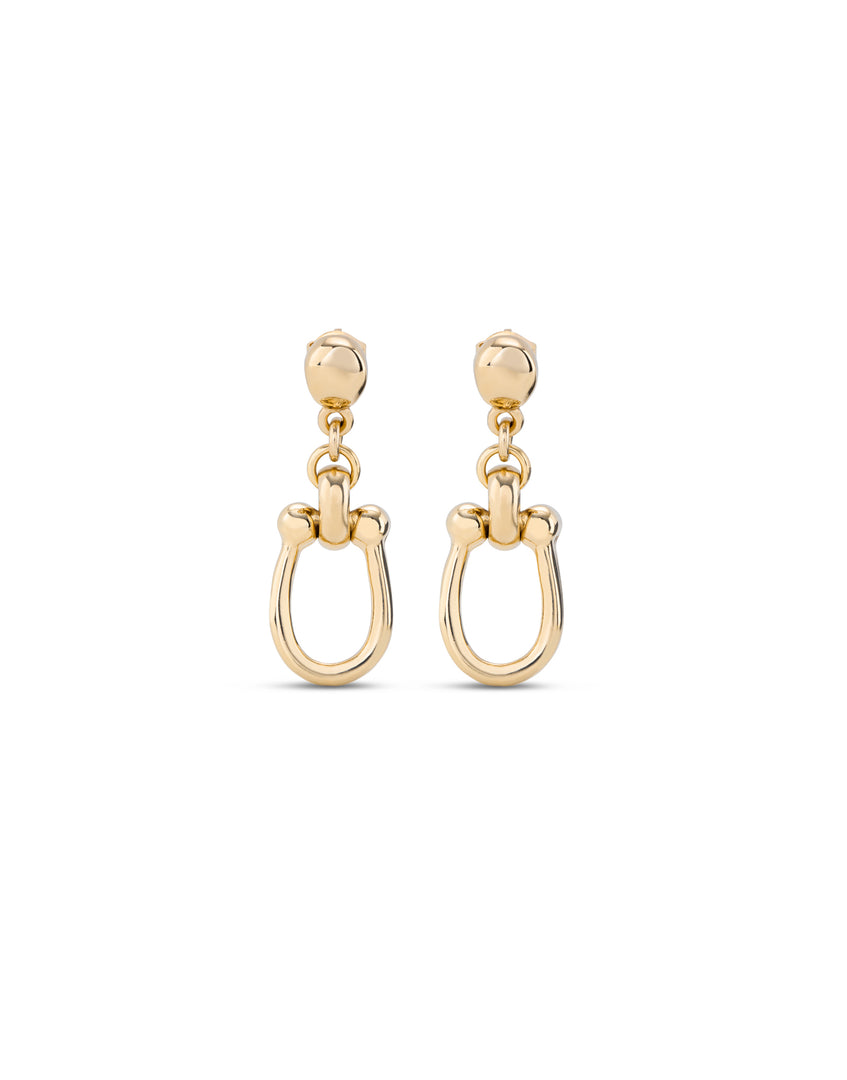 UNOde50 - Link Earrings - Gold