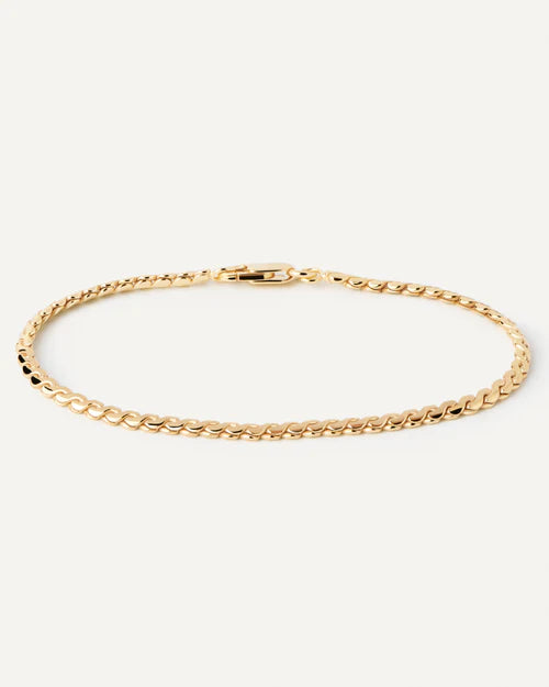 PDPAOLA - Serpentine Chain Bracelet - Gold