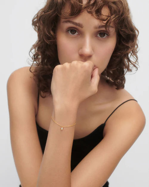 PDPAOLA - Sand Solitary Bracelet - Gold