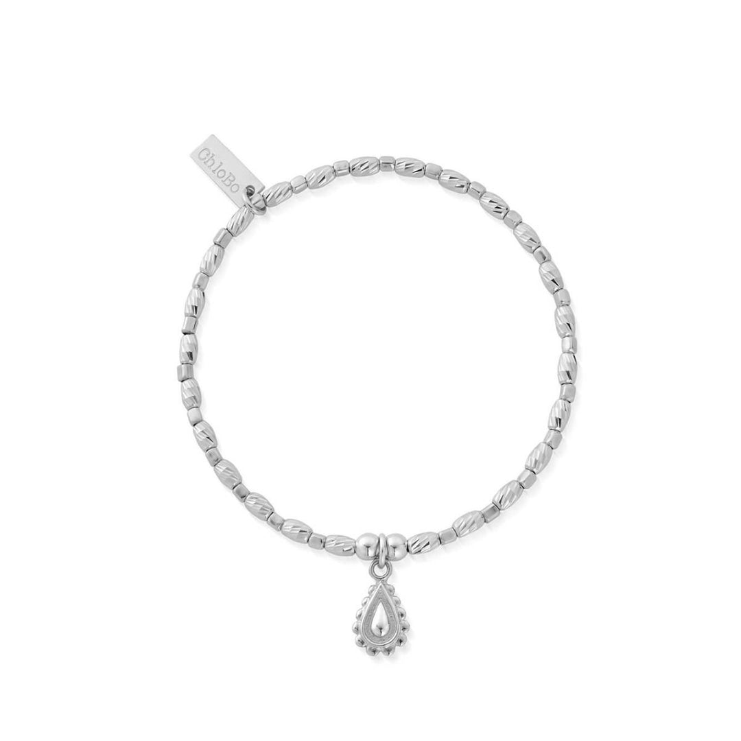 ChloBo - Soul Glow Rain Drop Bracelet - Silver