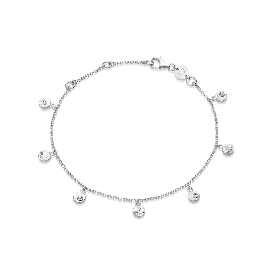 Daisy London - Isla Fossil Charm Bracelet - Silver