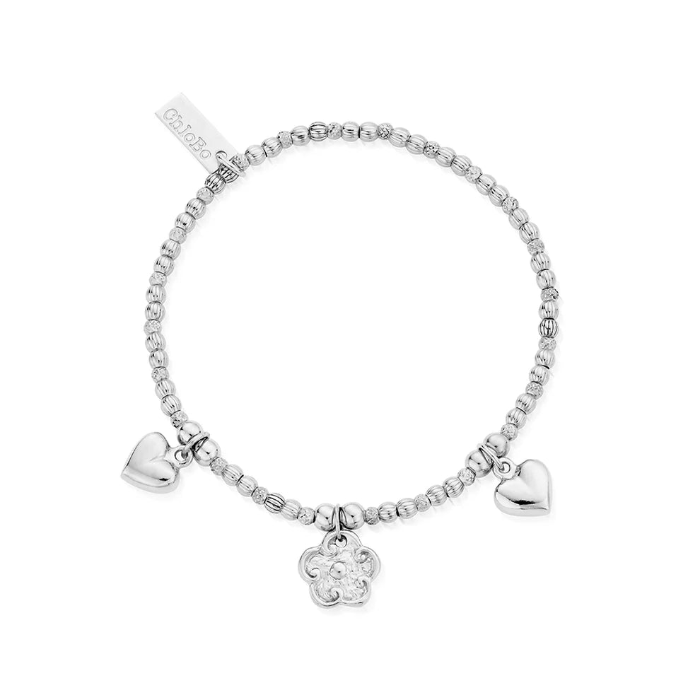 ChloBo - Blossoms of Grace Bracelet - Silver