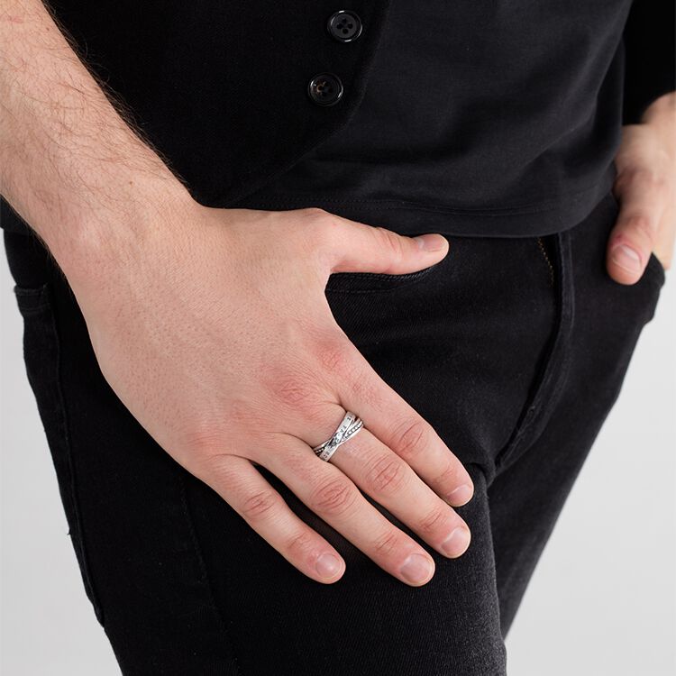 Thomas Sabo - Faith, Love, Hope Ring - Silver