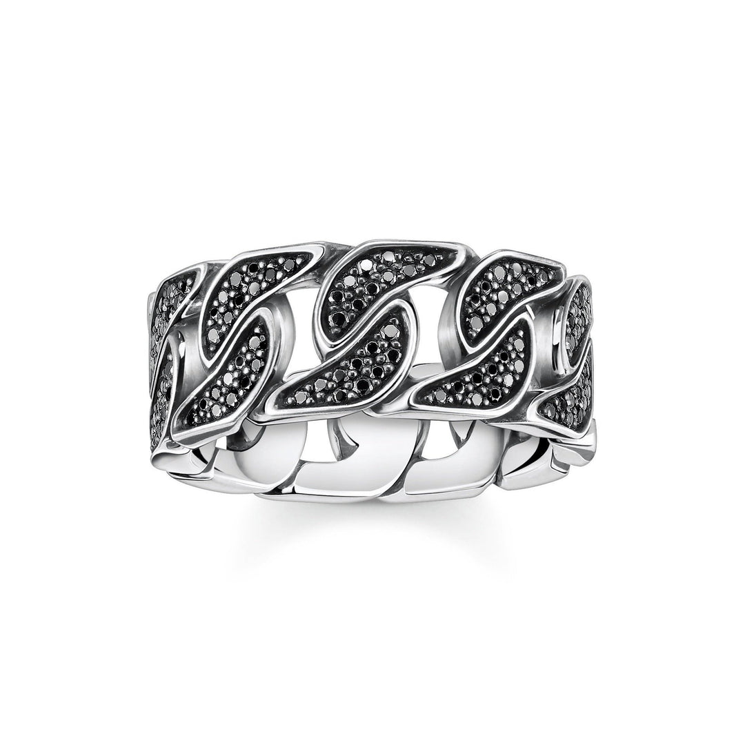 Thomas Sabo - Black Zirconia Curb Ring
