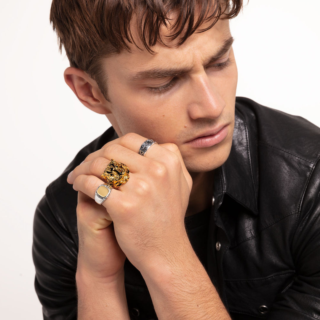 Thomas Sabo - Gold Tiger Head Ring