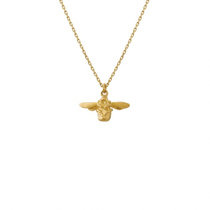 Alex Monroe - Teeny Tiny Bumblebee Necklace - Gold