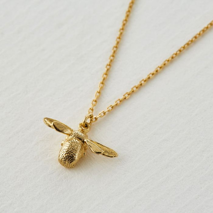 Alex Monroe - Teeny Tiny Bumblebee Necklace - Gold