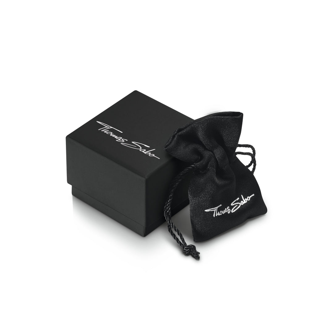 Thomas Sabo - Heart Shaped Halo Pendant Necklace - Silver