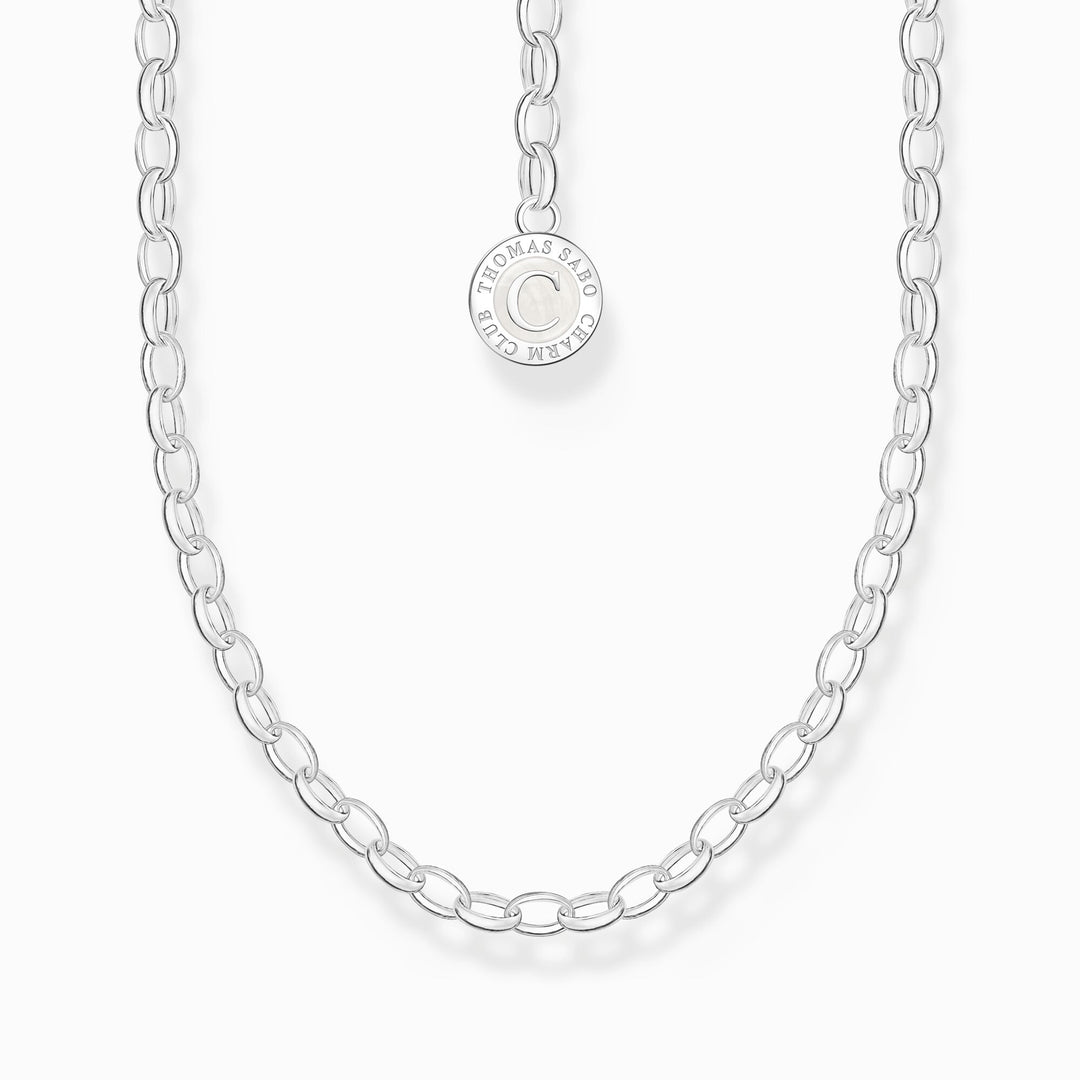 Thomas Sabo - Charm Necklace with White Charmista Member Coin - Silver