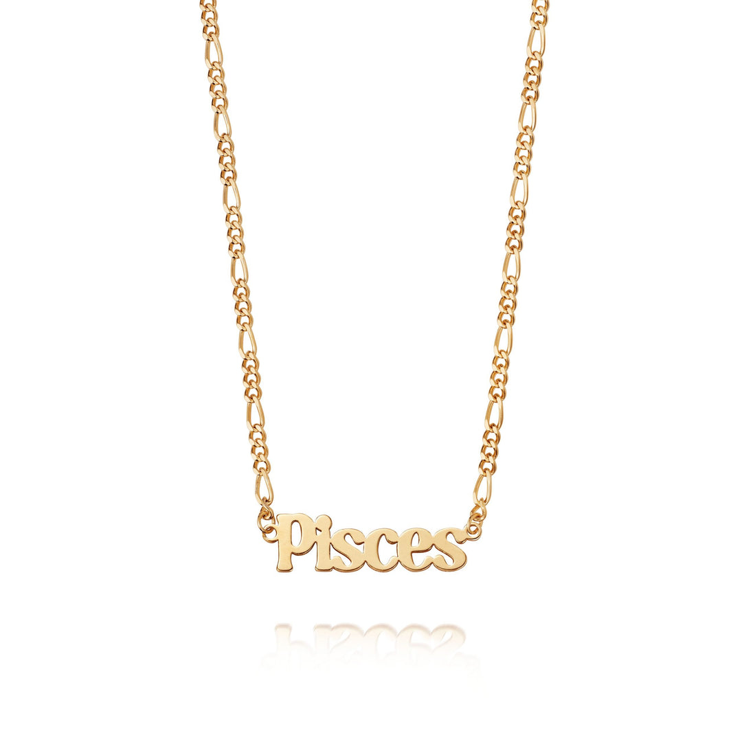 Daisy London - Pisces Zodiac Necklace - Gold