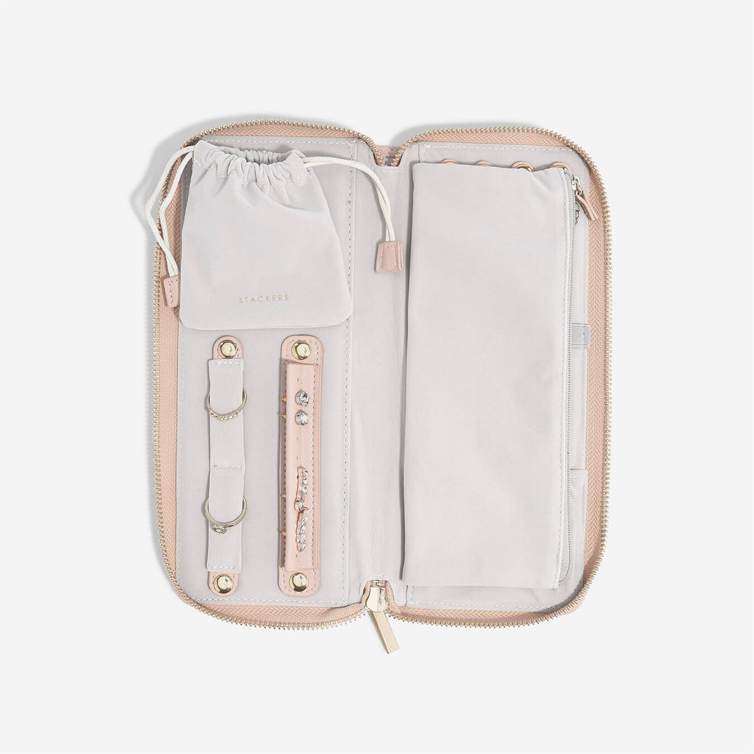 Stackers - Blush Pink Jewellery Roll