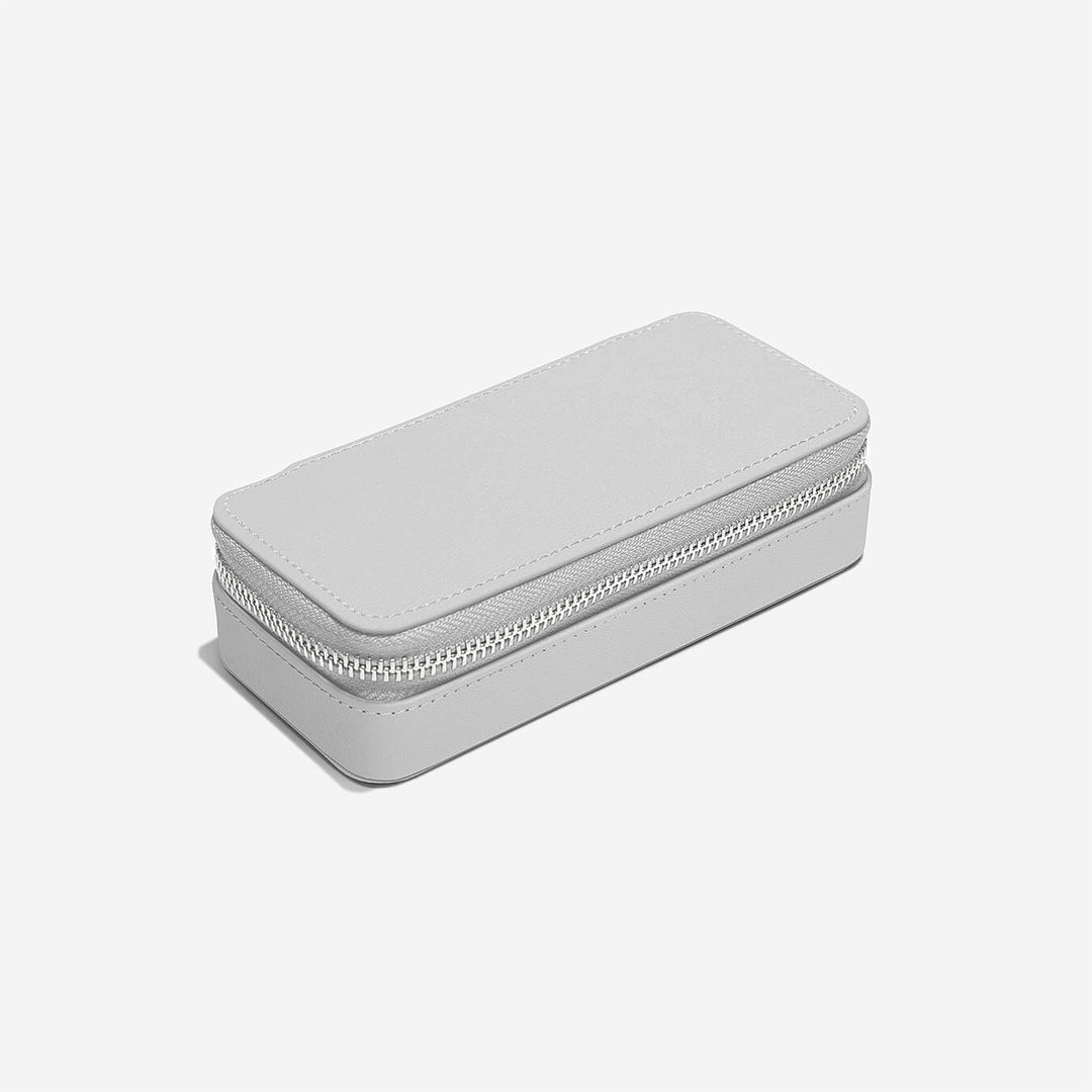 Stackers - Pebble Grey Medium Zipped Travel Jewellery Box