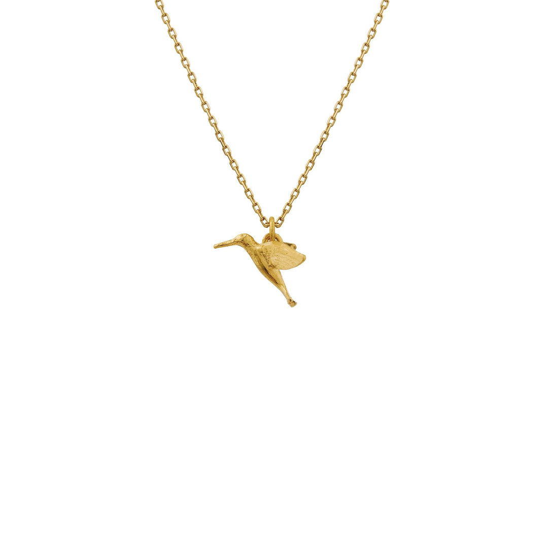 Alex Monroe - Teeny Tiny Hummingbird Necklace - Gold