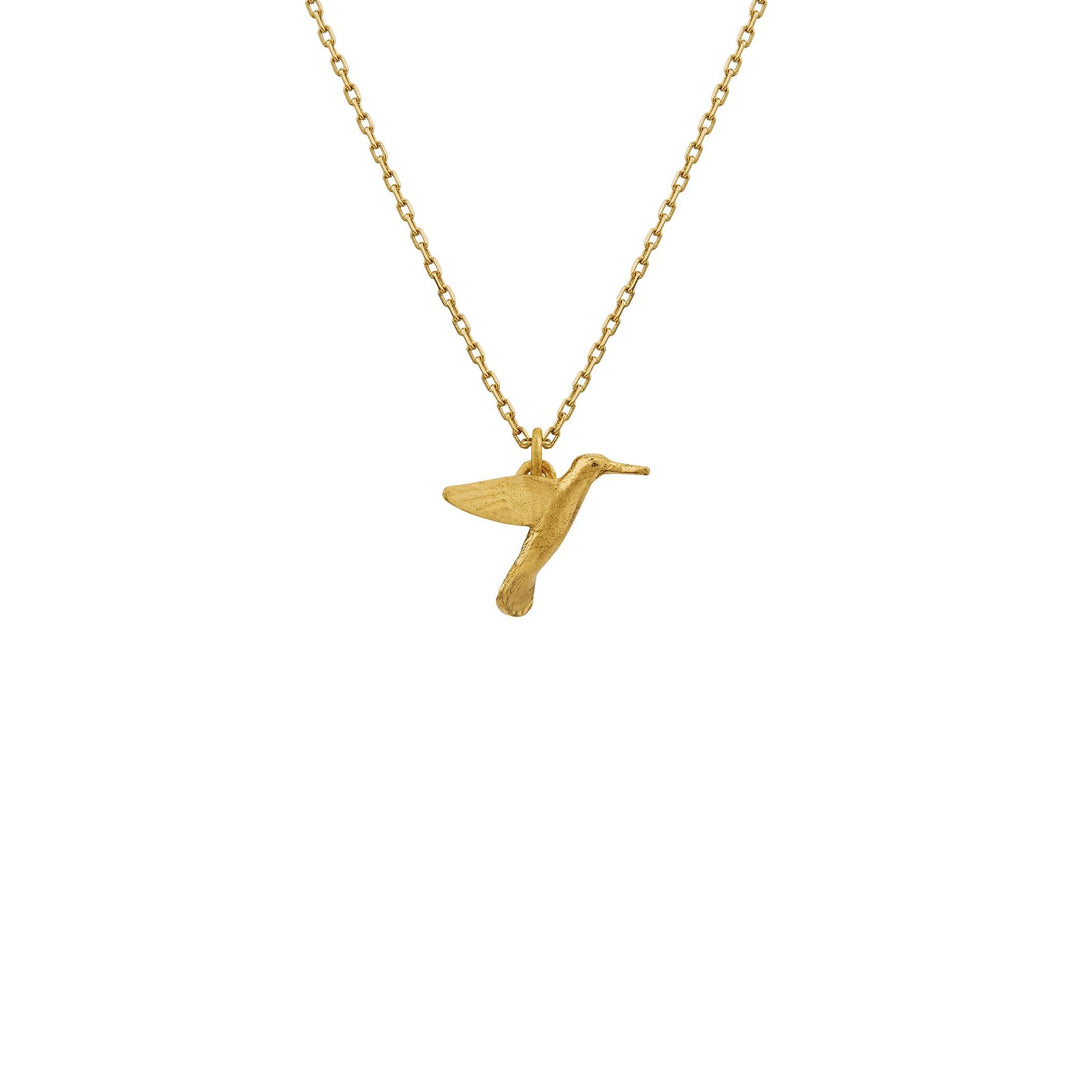 Alex Monroe - Teeny Tiny Hummingbird Necklace - Gold