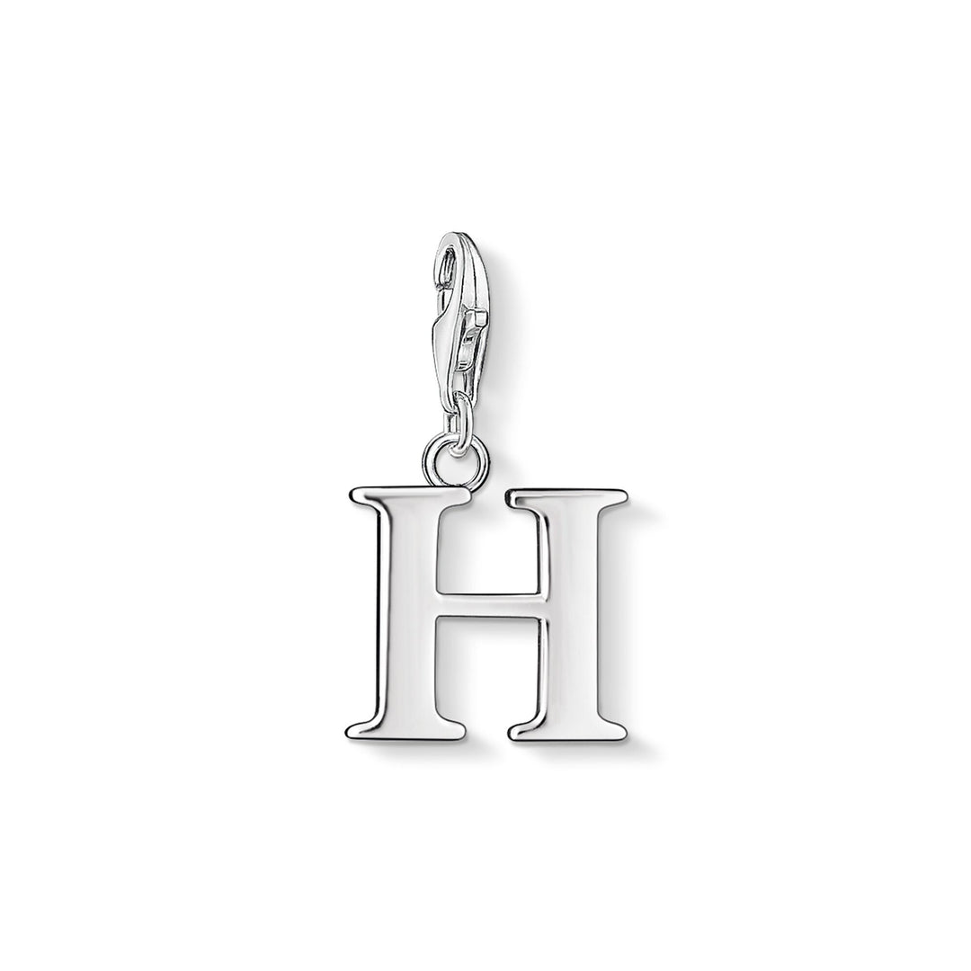 Thomas Sabo - Letter H Charm Pendant - Silver