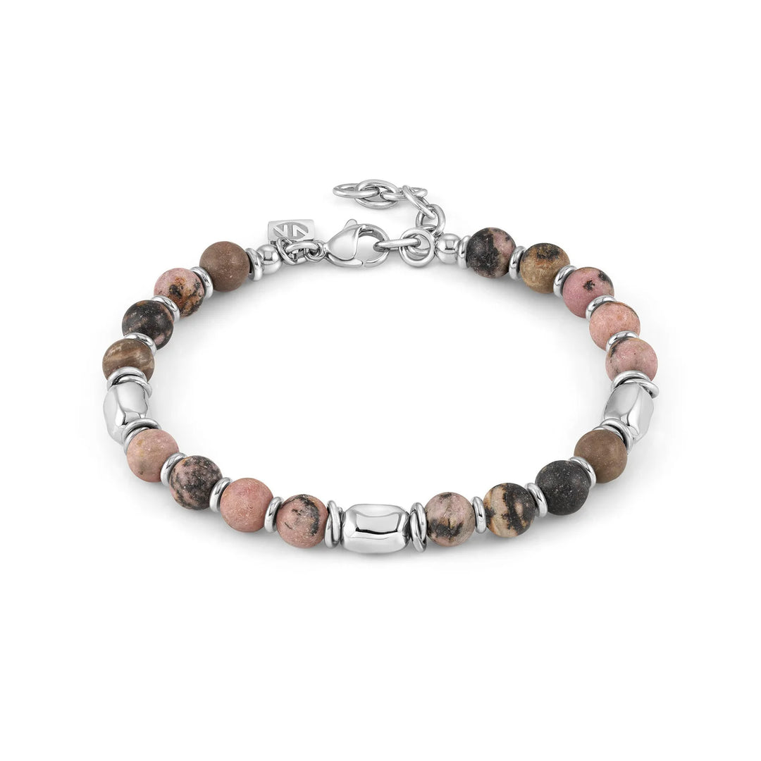 Nomination - Instinct Rhodochrosite Stone Bracelet - Silver