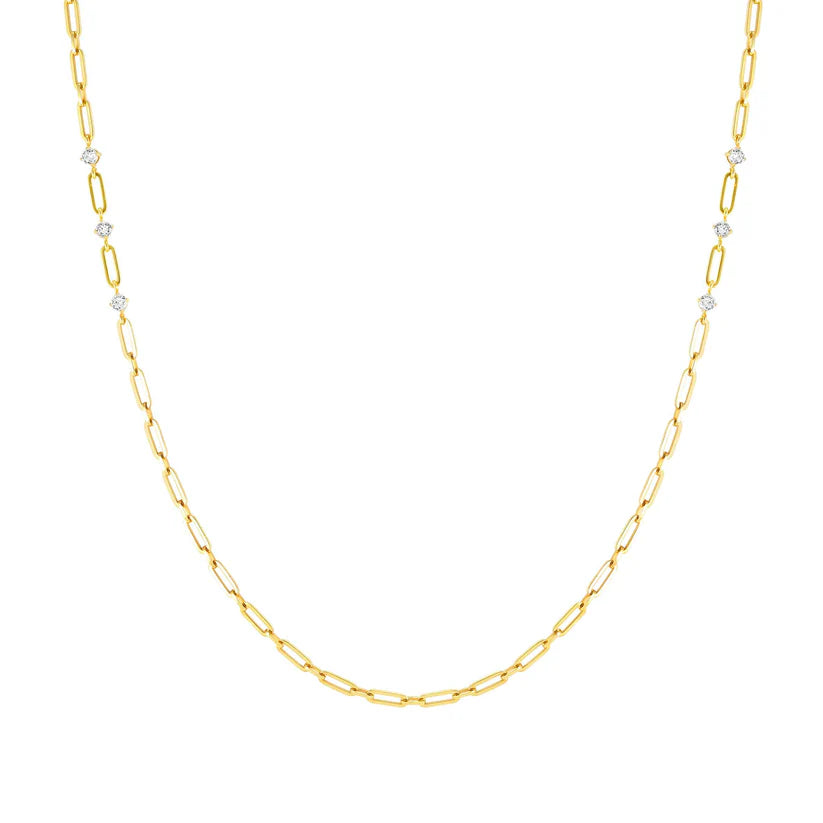 Nomination - Chains Of Style CZ Long Necklace - Gold