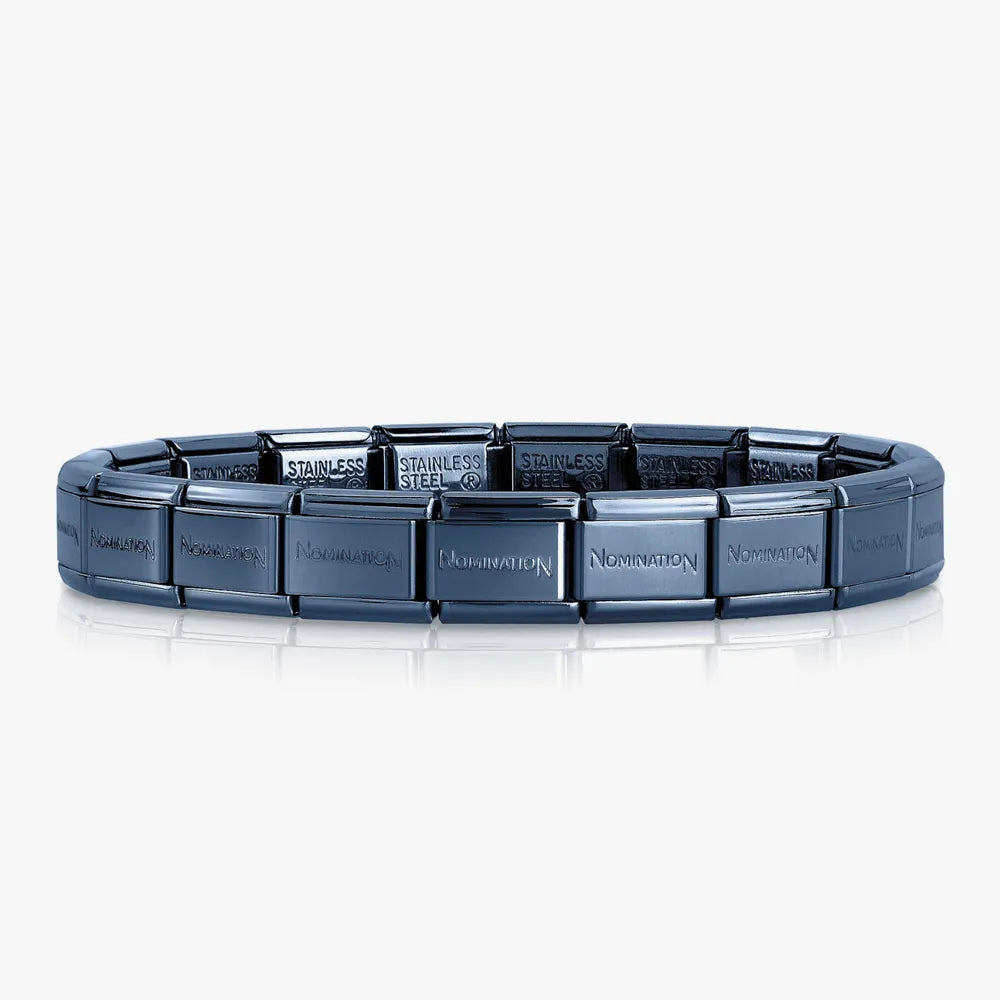 Nomination - Classic Blue Plain Base Bracelet