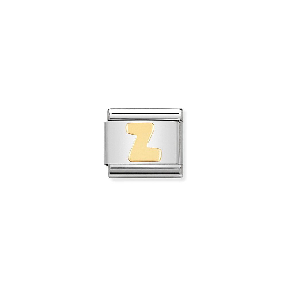 Nomination - Yellow Gold Letters Z Charm