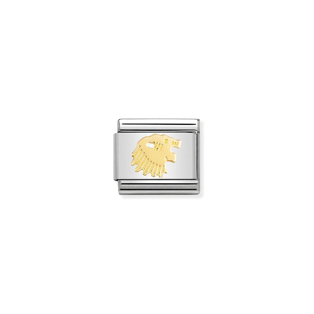 Nomination - Yellow Gold Zodiac Leo Charm