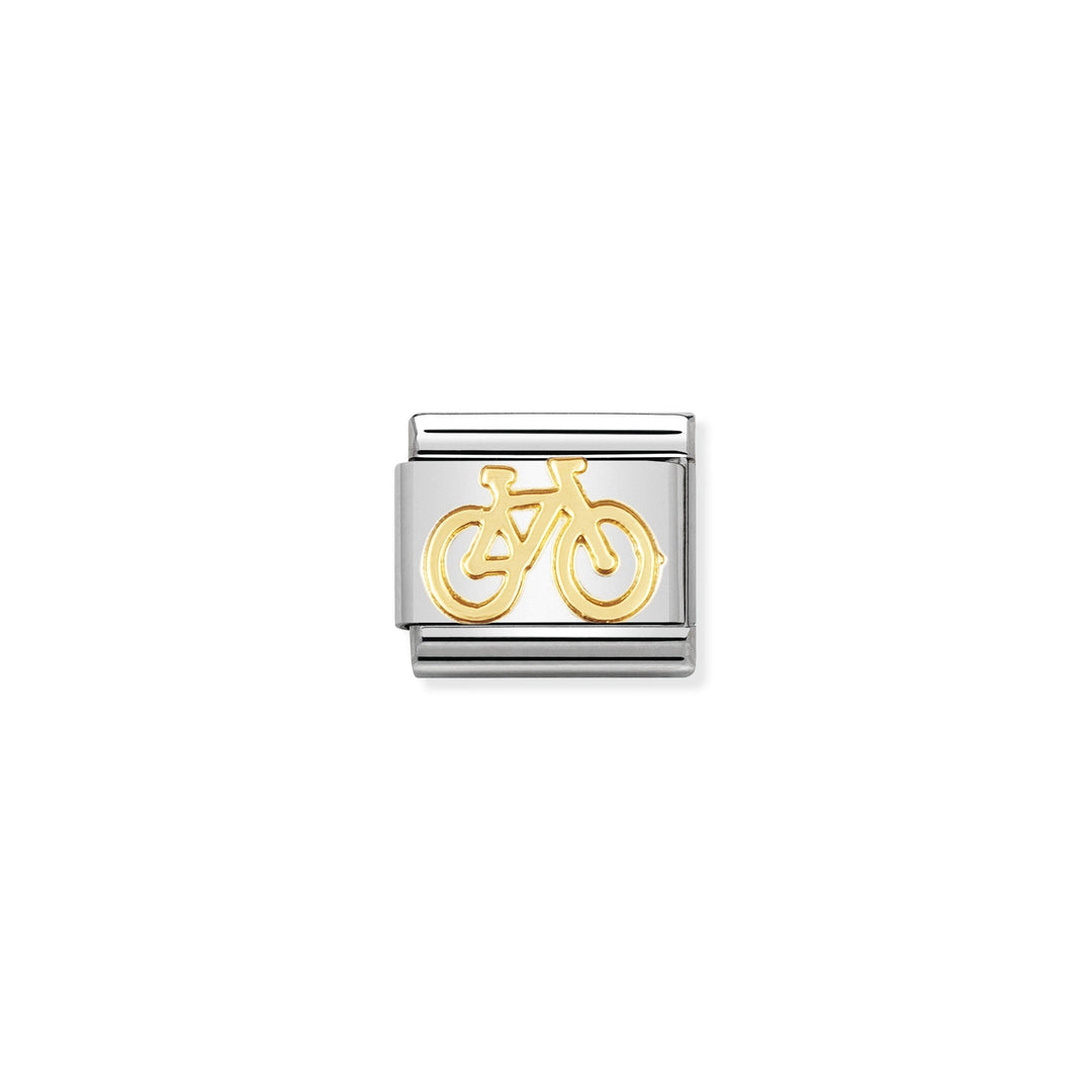 Nomination - Yellow Gold Classic Bike Charm