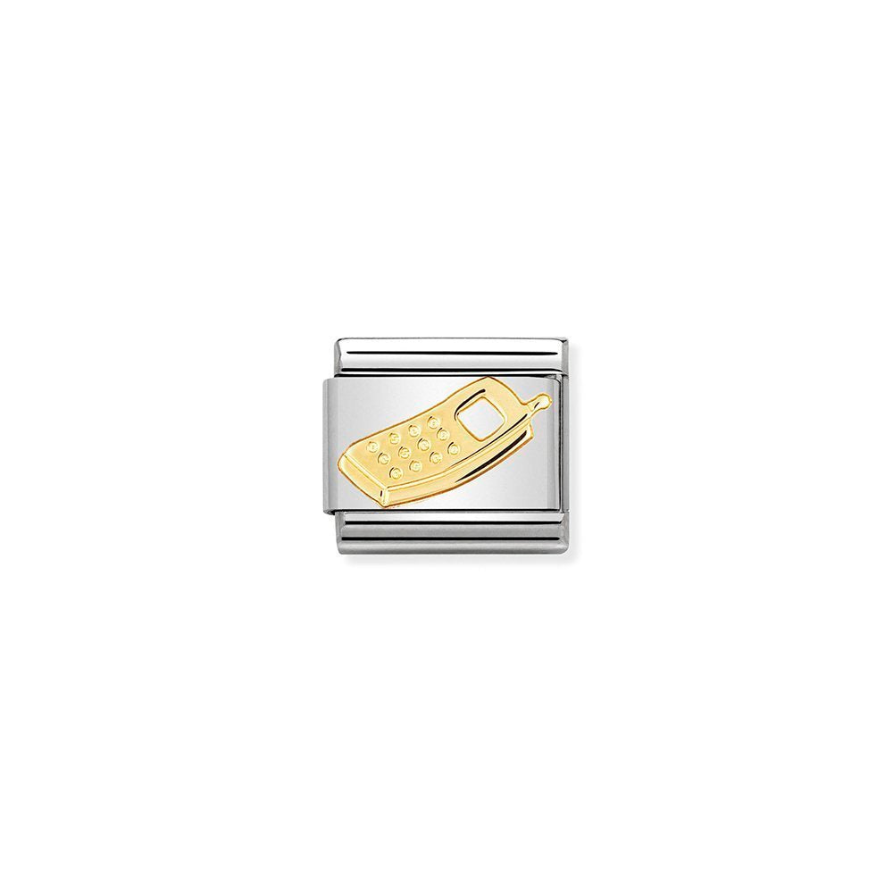Nomination - Yellow Gold Cell Phone Charm