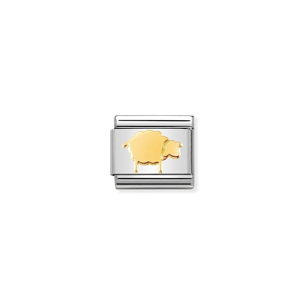 Nomination - Yellow Gold Sheep Charm