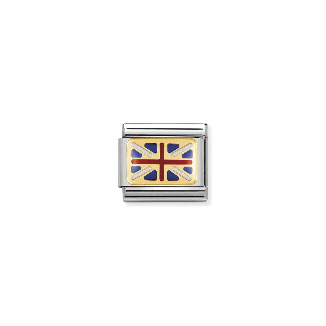 Nomination - Yellow Gold Classic Great Britain Charm
