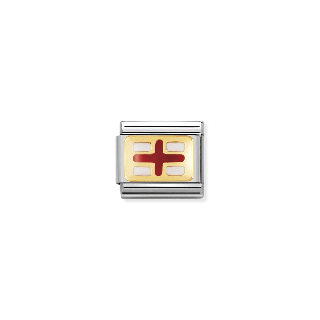 Nomination - Yellow Gold Classic England Charm