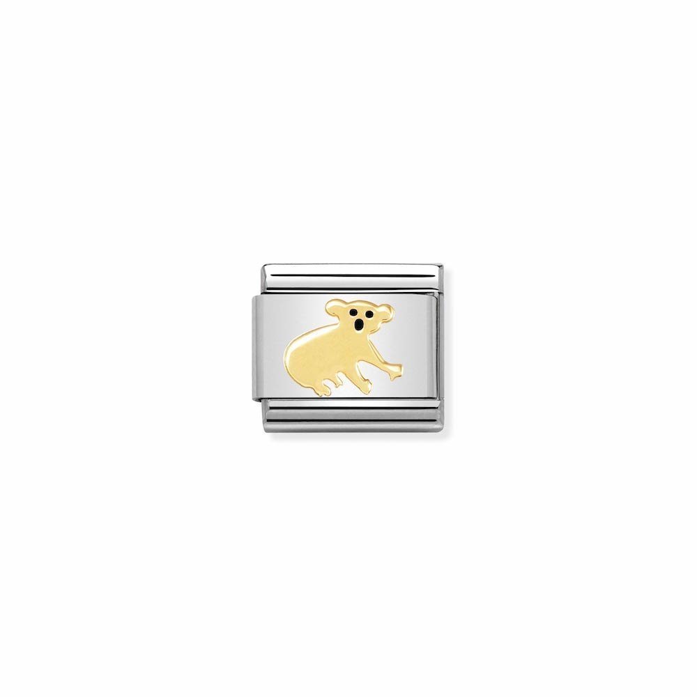 Nomination - Yellow Gold Koala Charm