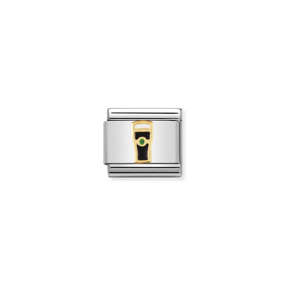 Nomination - Yellow Gold Guiness Charm