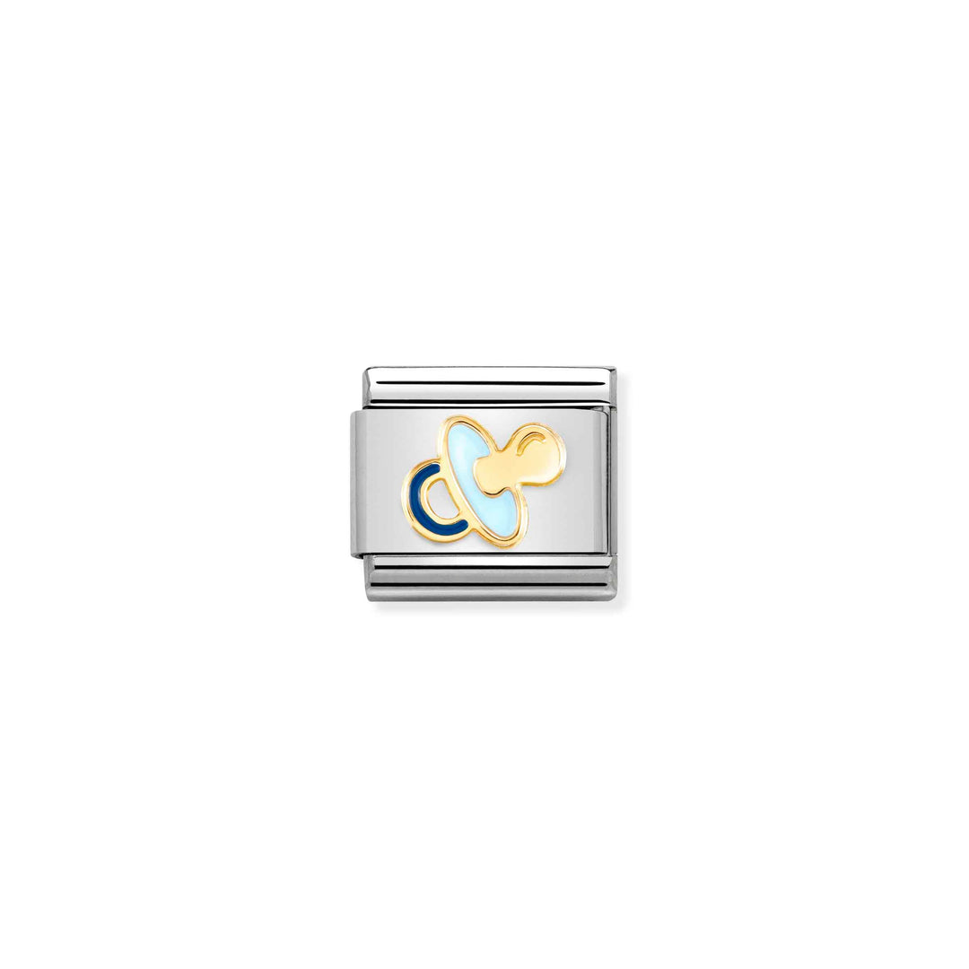 Nomination - Light Blue Pacifier Charm