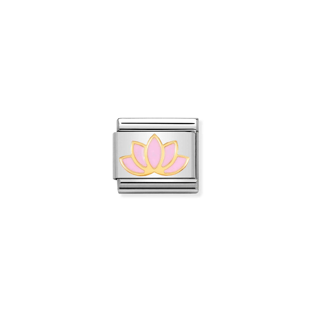 Nomination - Lotus Flower Charm