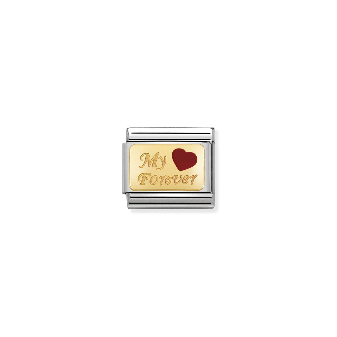 Nomination - Yellow Gold Classic "My Forever" Charm