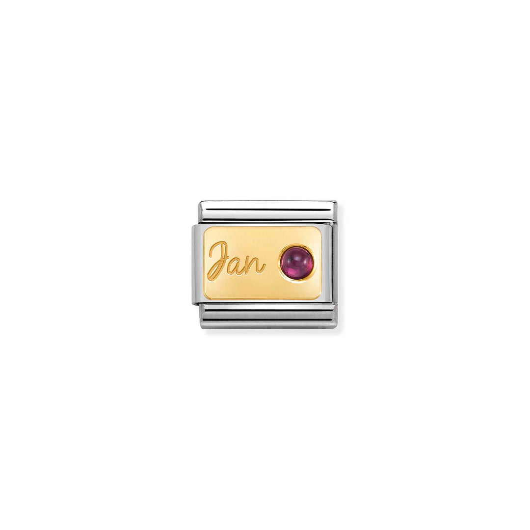Nomination - January with Garnet Charm