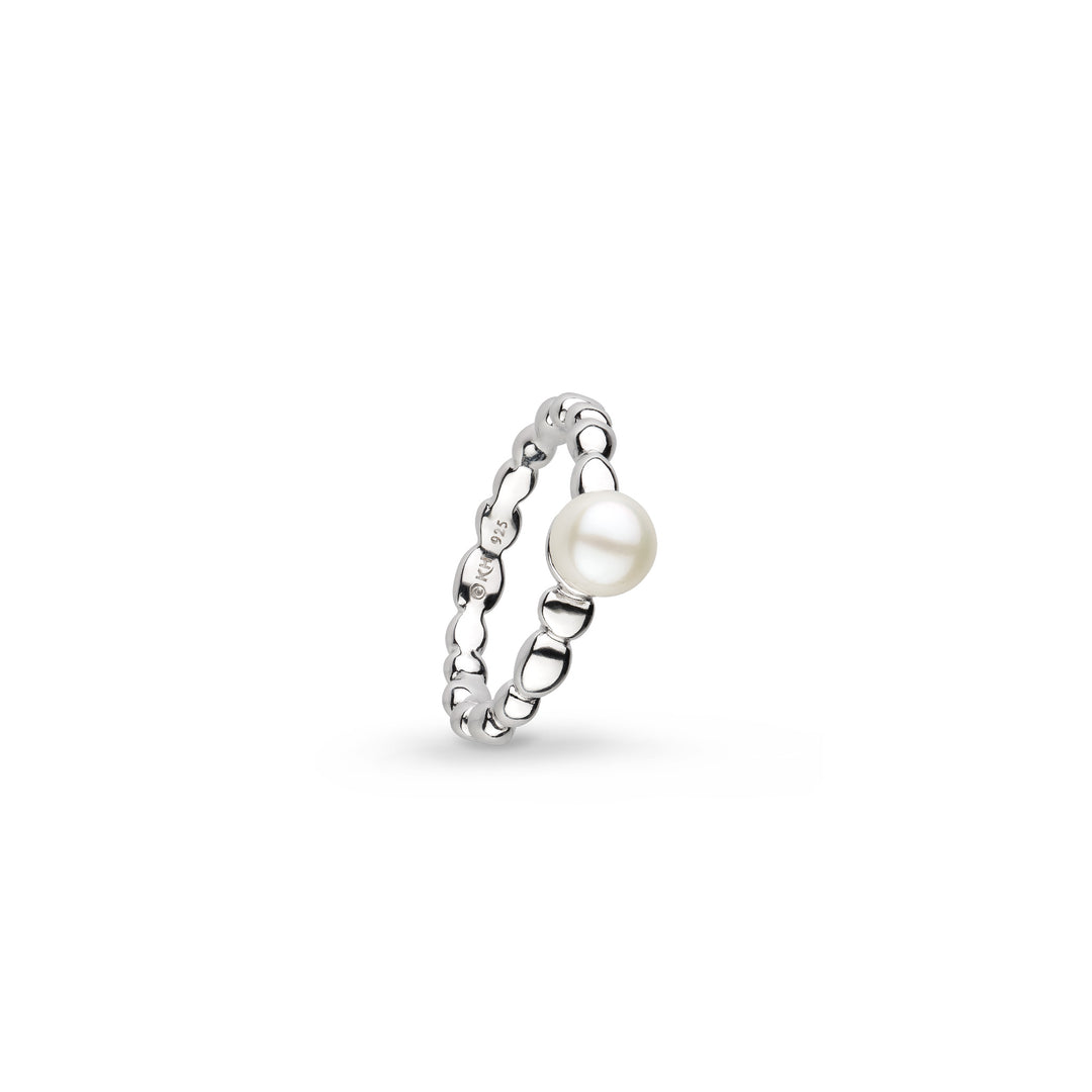 Kit Heath - Coast Pebble Pearl Ring - Silver
