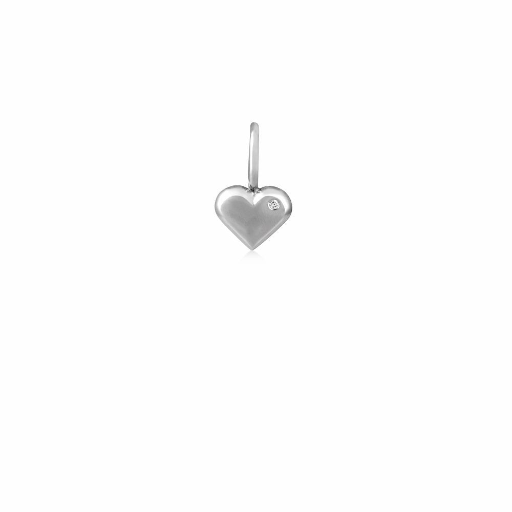 Ro Copenhagen - Rock My Heart Pendant - 18kt White Gold