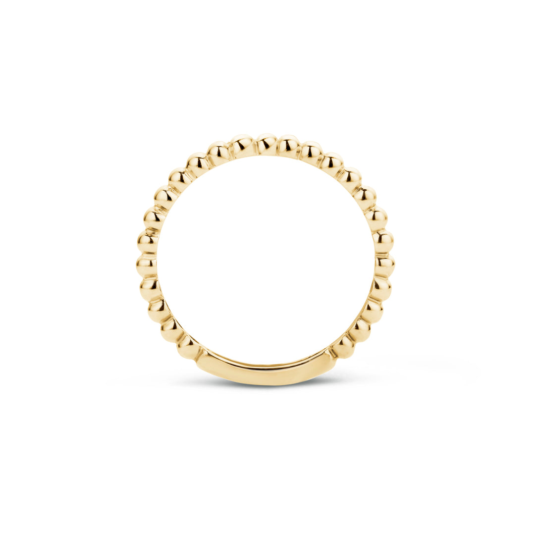 Blush - 2.0mm Beaded Ring - 14kt Yellow Gold