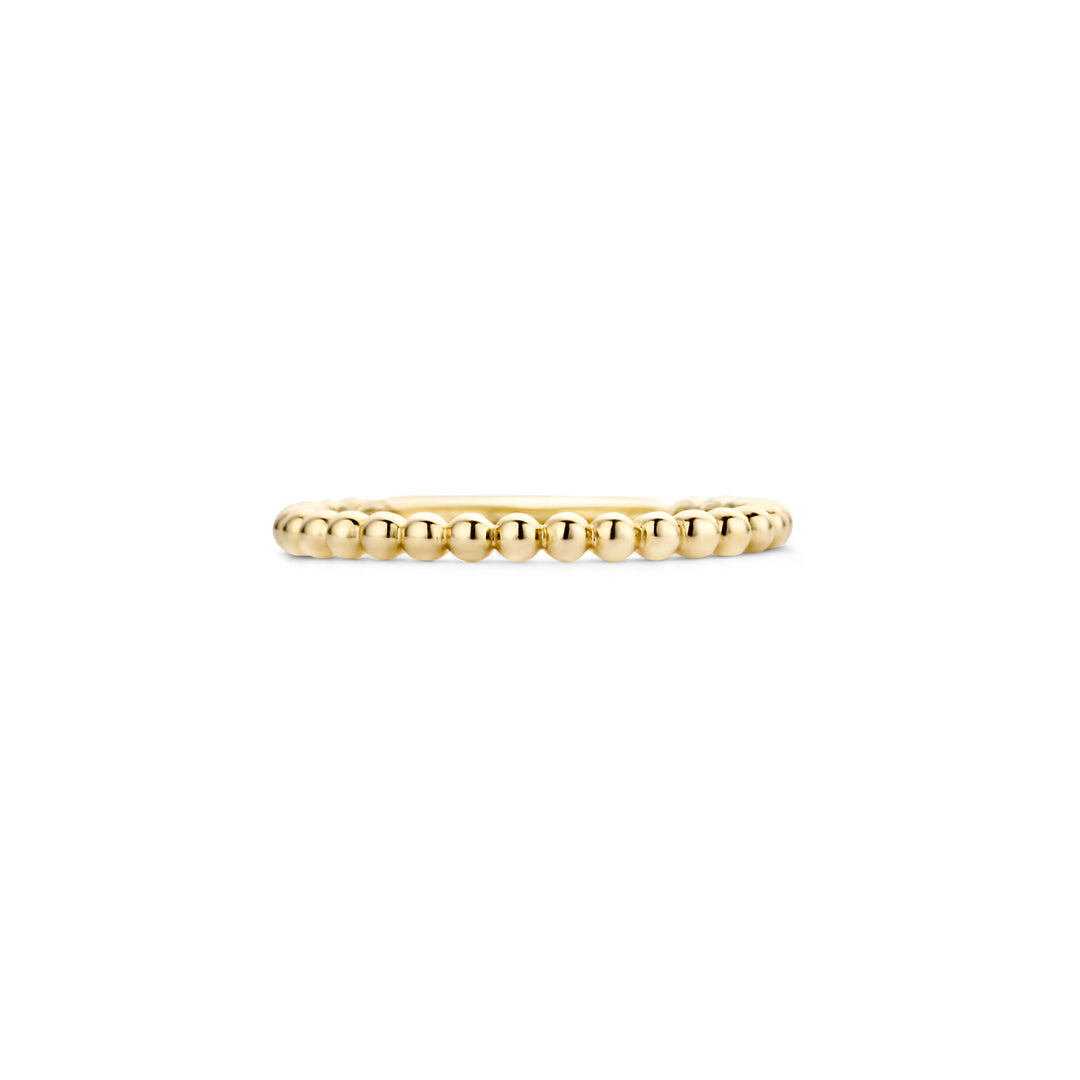 Blush - 2.0mm Beaded Ring - 14kt Yellow Gold