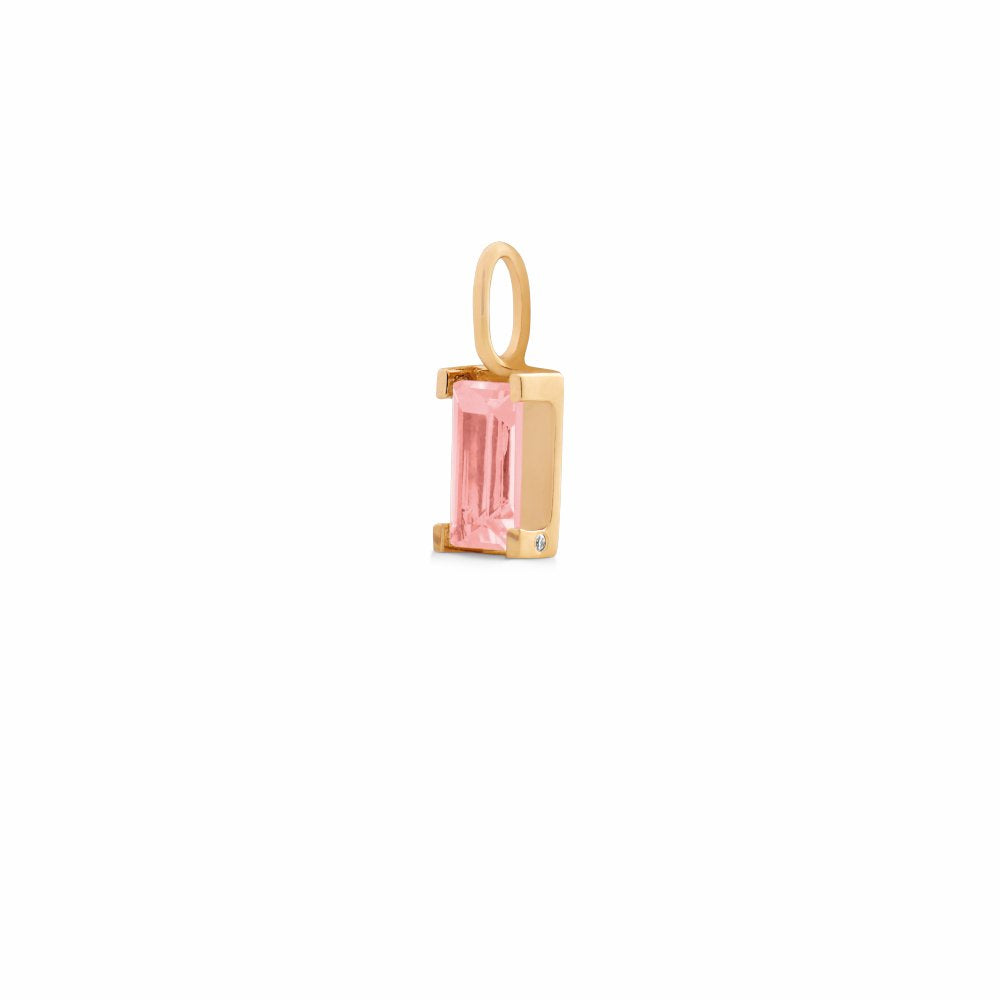 Ro Copenhagen - Nord Pink Tourmaline Pendant - 18ct Yellow Gold