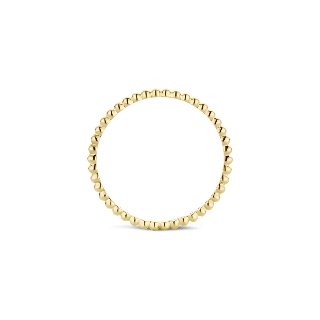 Blush - 1.4mm Beaded Ring - 14kt Yellow Gold