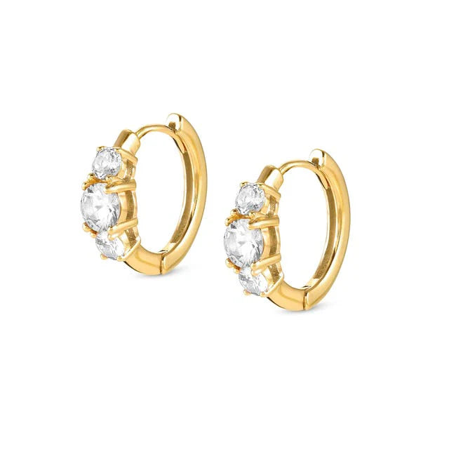 Nomination - Colour Wave Hoop Earrings - Gold