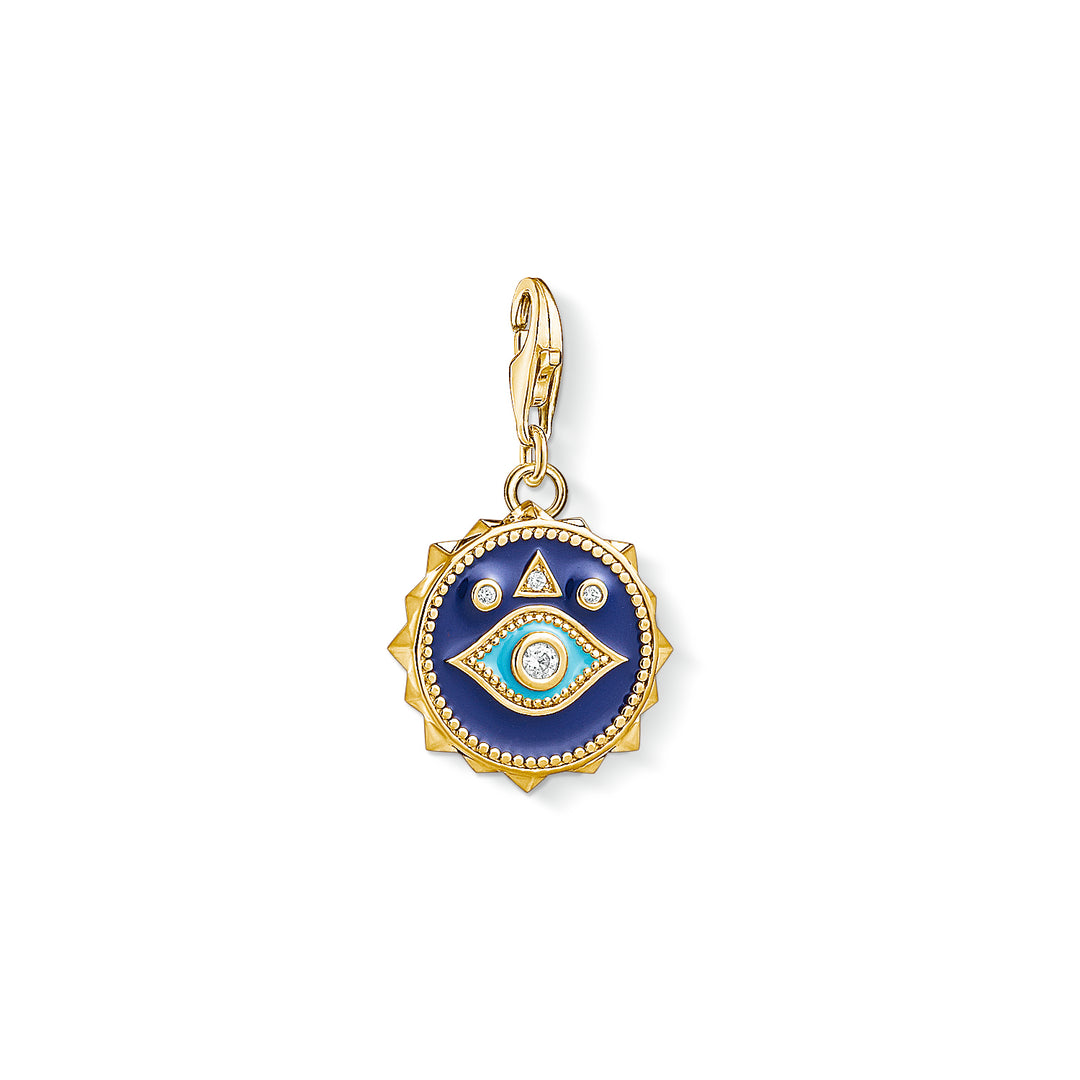 Thomas Sabo - Blue Nazar Eye Charm - Gold