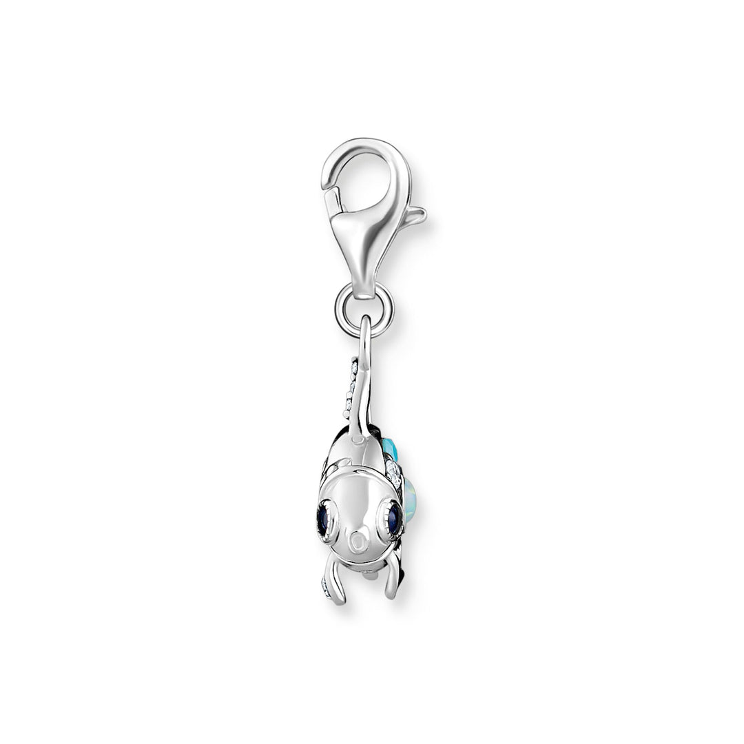 Thomas Sabo - Blue Fish Pendant Charm - Silver