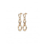 UNOde50 - YOLO Three Link Drop Earrings - Gold