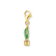 Thomas Sabo - Green Cactus Charm - Gold