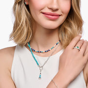 Thomas Sabo - Turquoise Lighthouse Charm - Silver