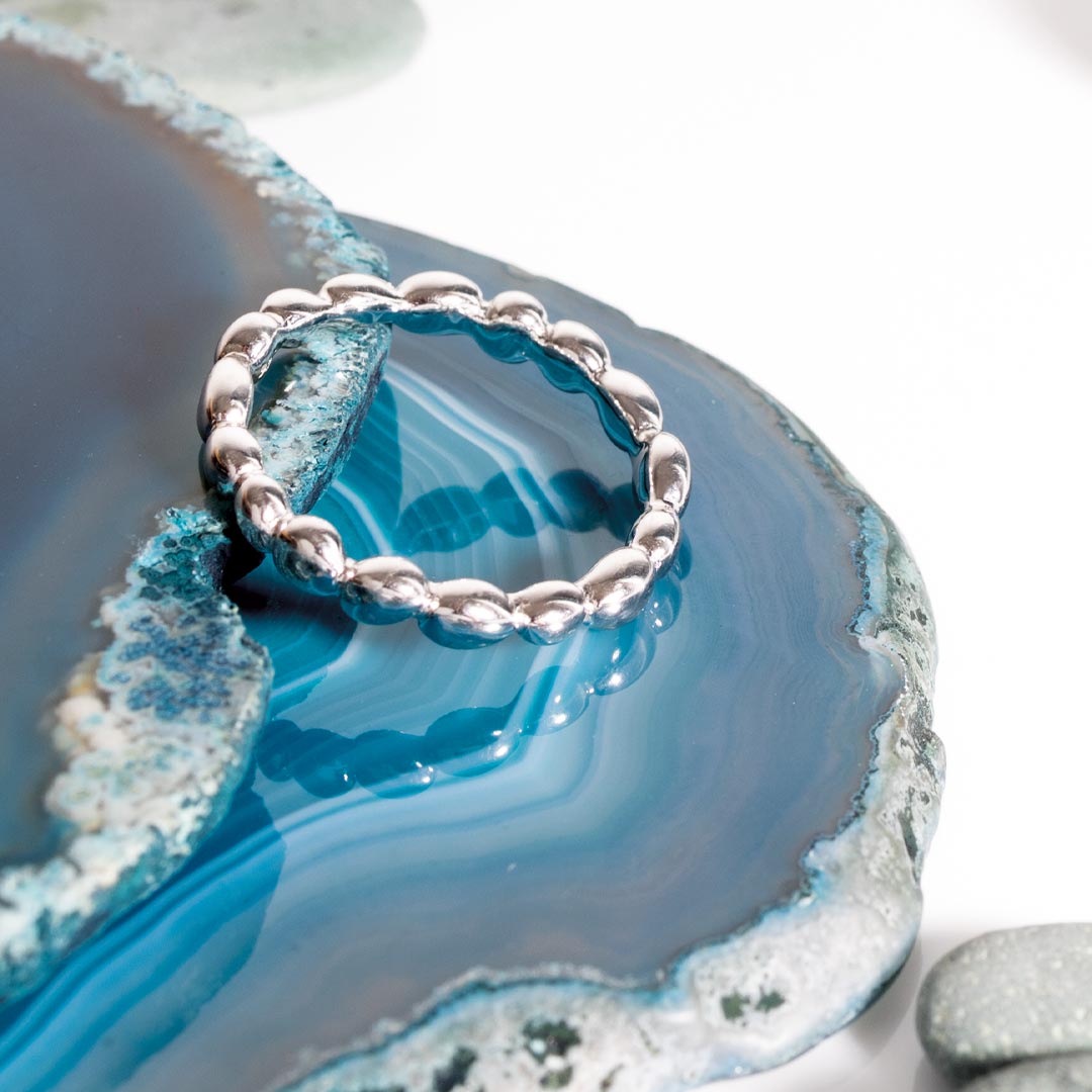 Kit Heath - Coast Pebble Ridge Ring - Silver