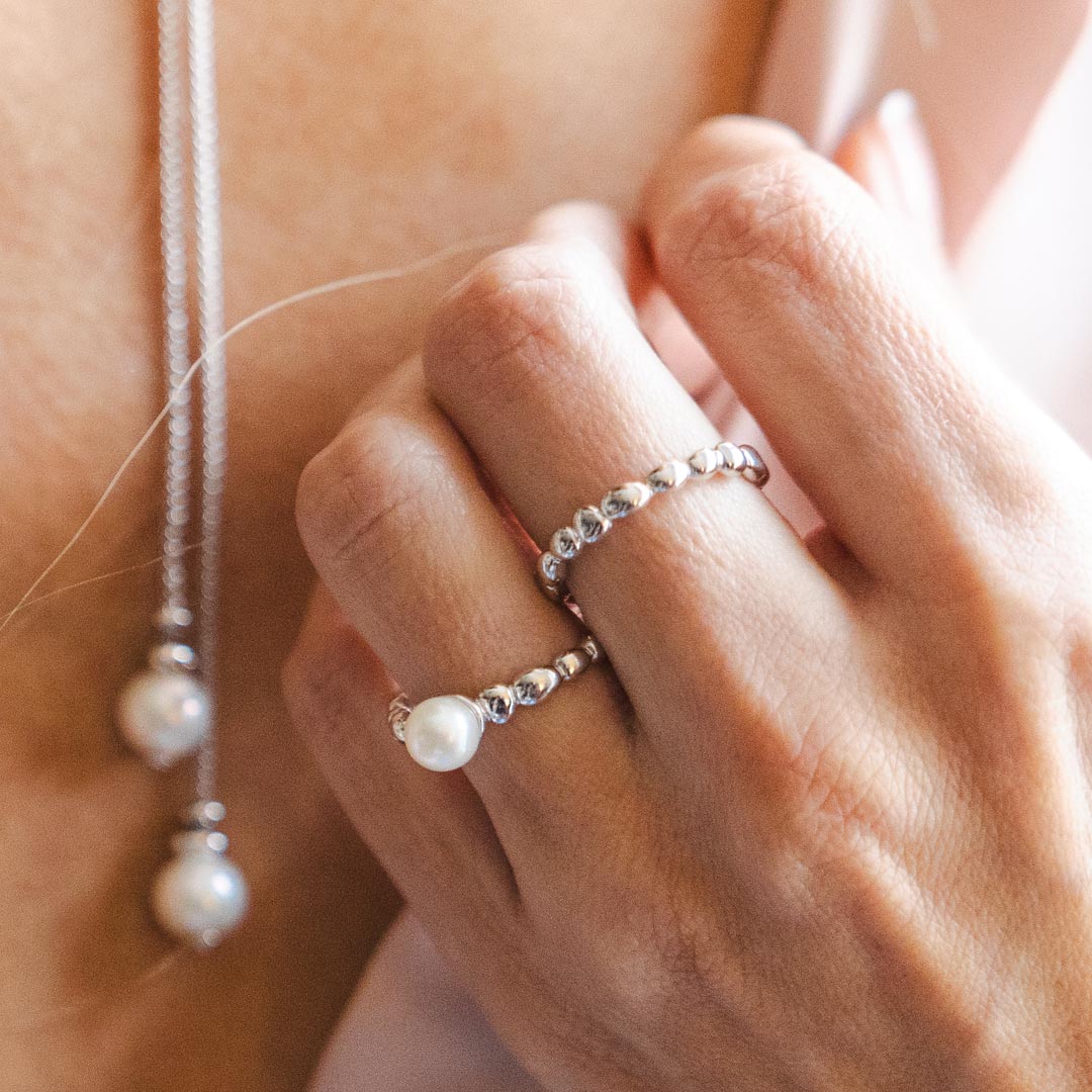 Kit Heath - Coast Pebble Ridge Ring - Silver